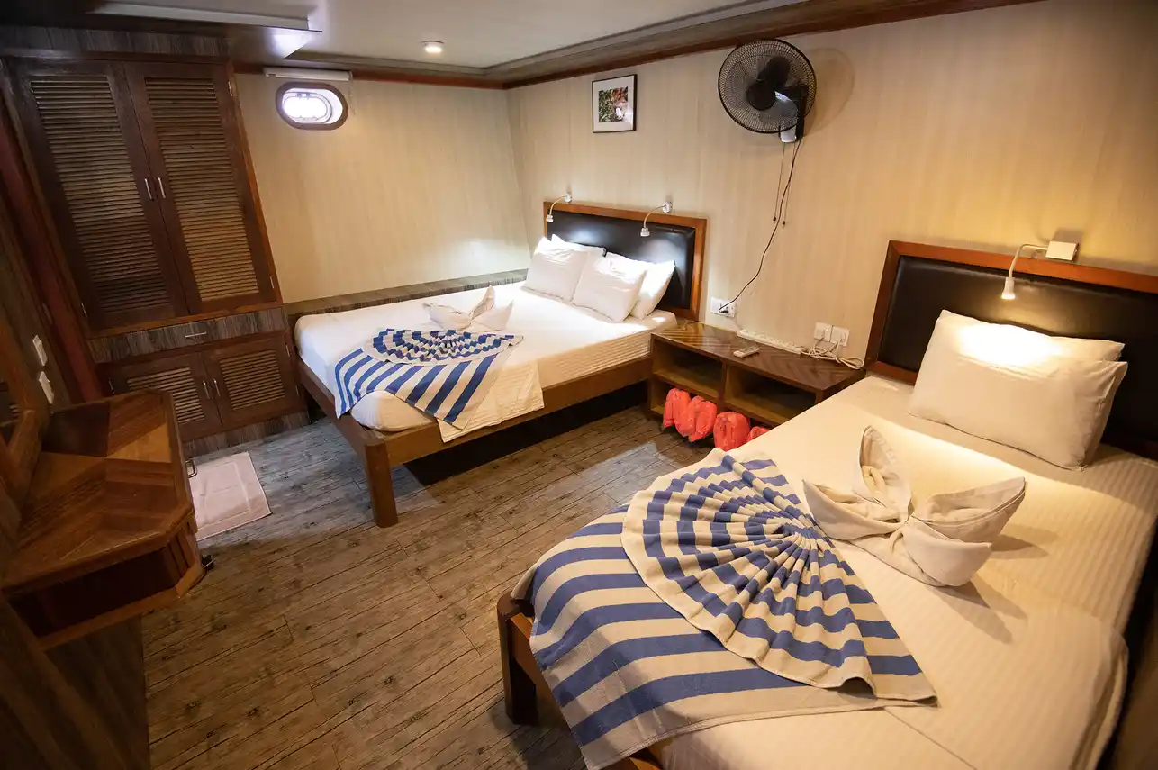 Twin/Double Cabin, Maldives Boat Escape